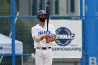 Baseball vs CGA  Wheaton College Baseball vs Coast Guard Academy during game one of the NEWMAC semi-finals playoffs. - (Photo by Keith Nordstrom) : Wheaton, baseball, NEWMAC